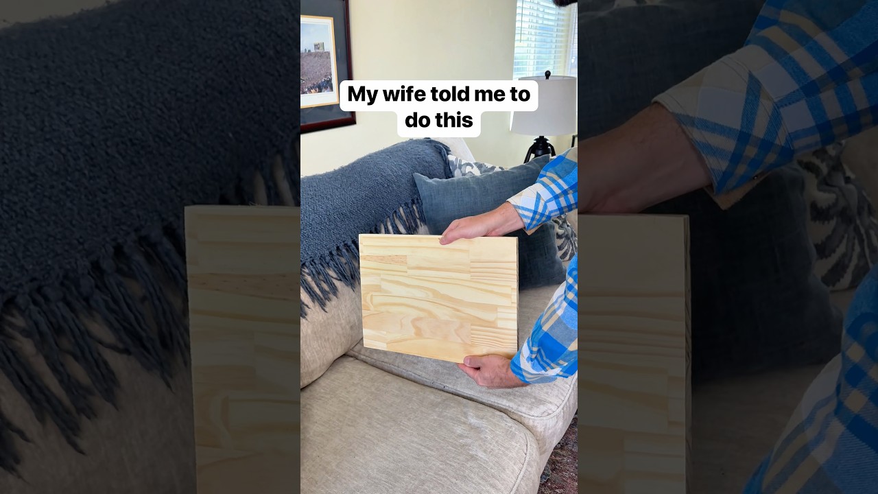 Easy DIY couch table 🛋️ #homediy #couch #coffeetable #apartmentliving