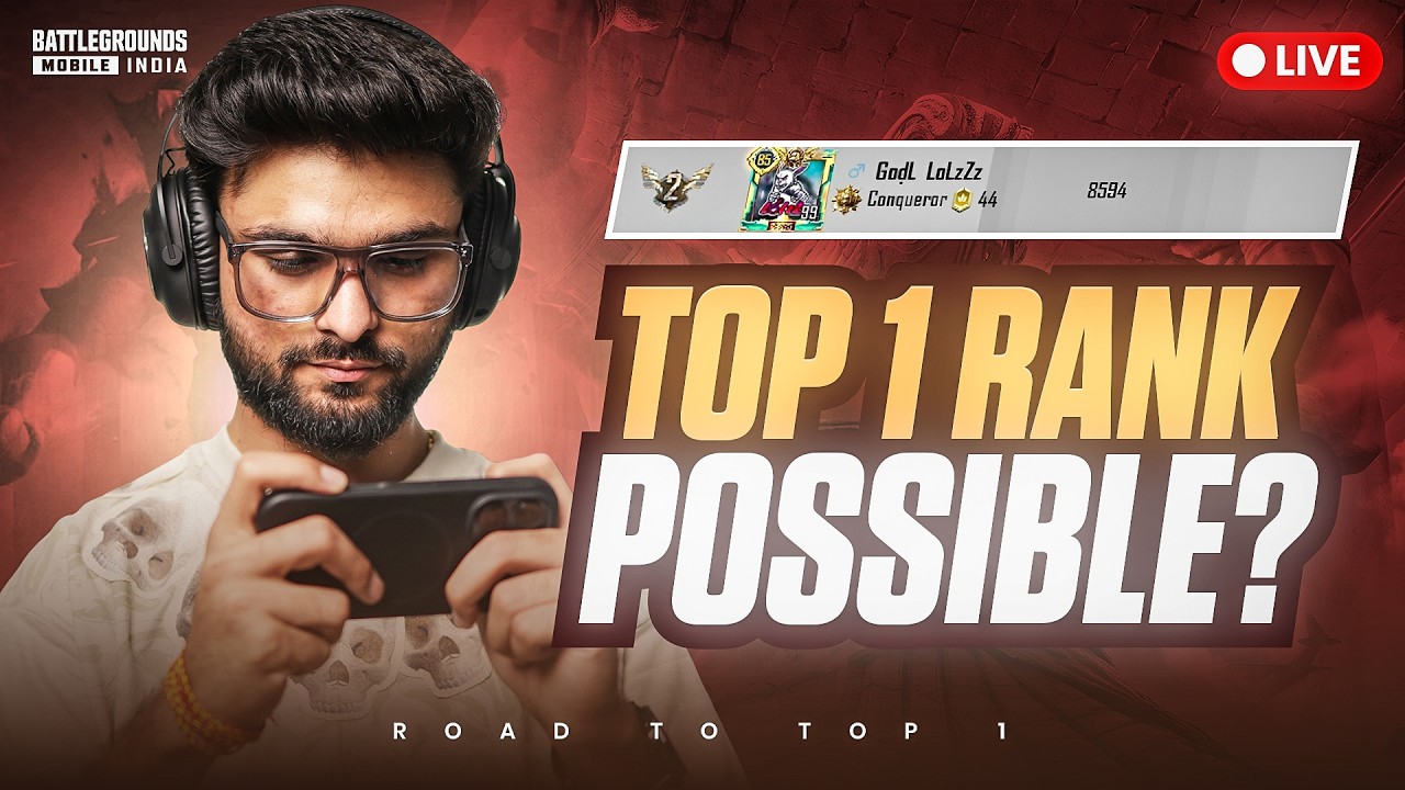 DEADLY DUO OR WHAT | CONQUEROR RANK PUSH TO #1 | BGMI LIVE