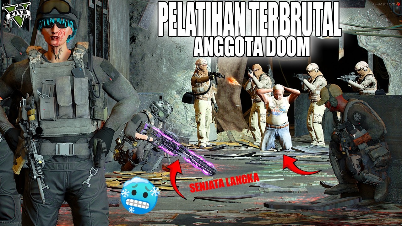 AKSI EPIC !! PASUKAN DOOM MENDOBRAK HABIS PARA PENJAHAT YANG PALING DI TAKUTI !! GTA 5 ROLEPLAY