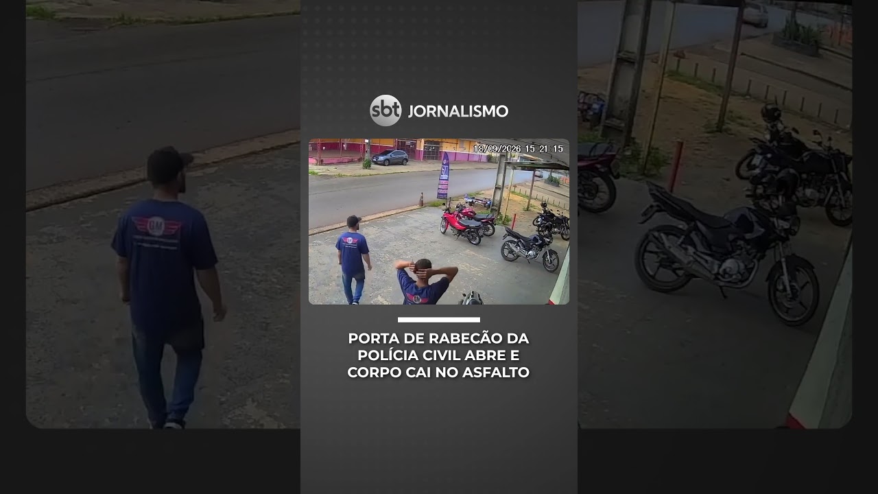 Corpo cai de rabecão da Polícia Civil e assusta moradores em Porto Velho | #SBTNotícias