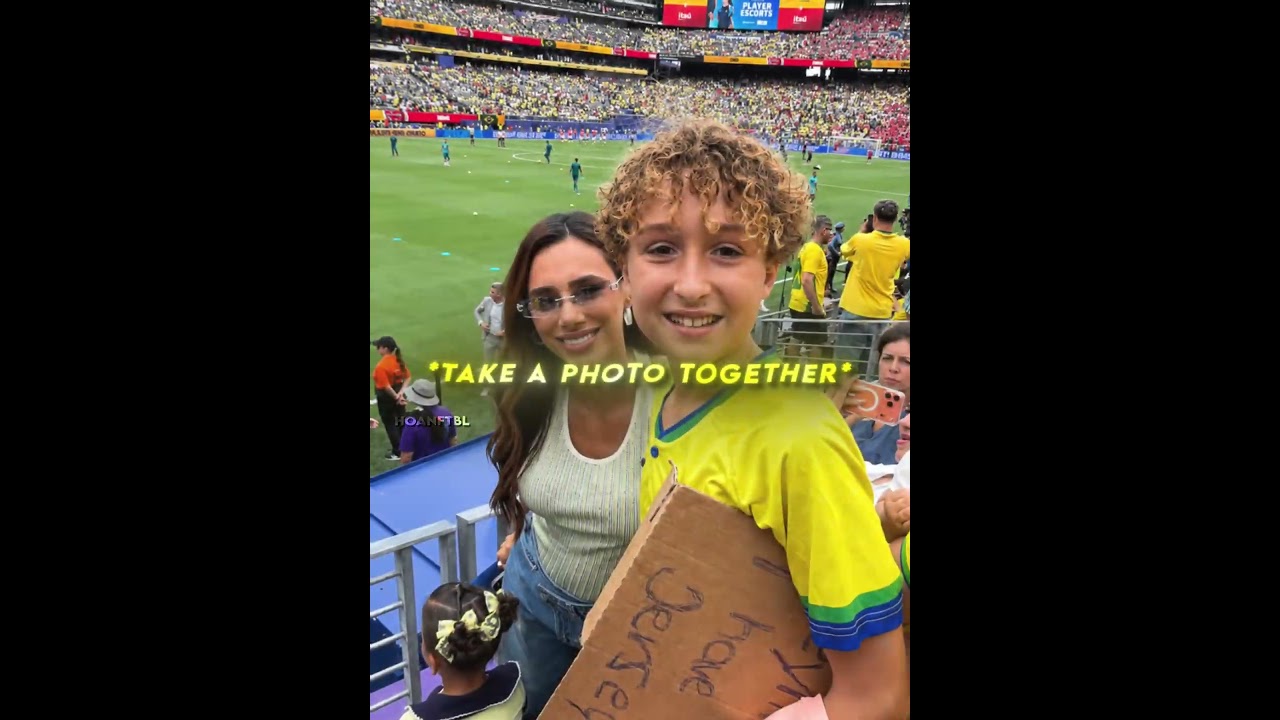 He didn't give up on meeting Neymar 💖💖