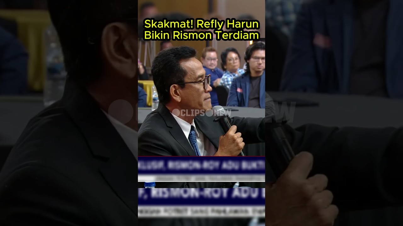 Skakmat! Refly Harun Bikin Rismon Terdiam #beritaterkini #viral #shortvideo #shorts #inews #politik