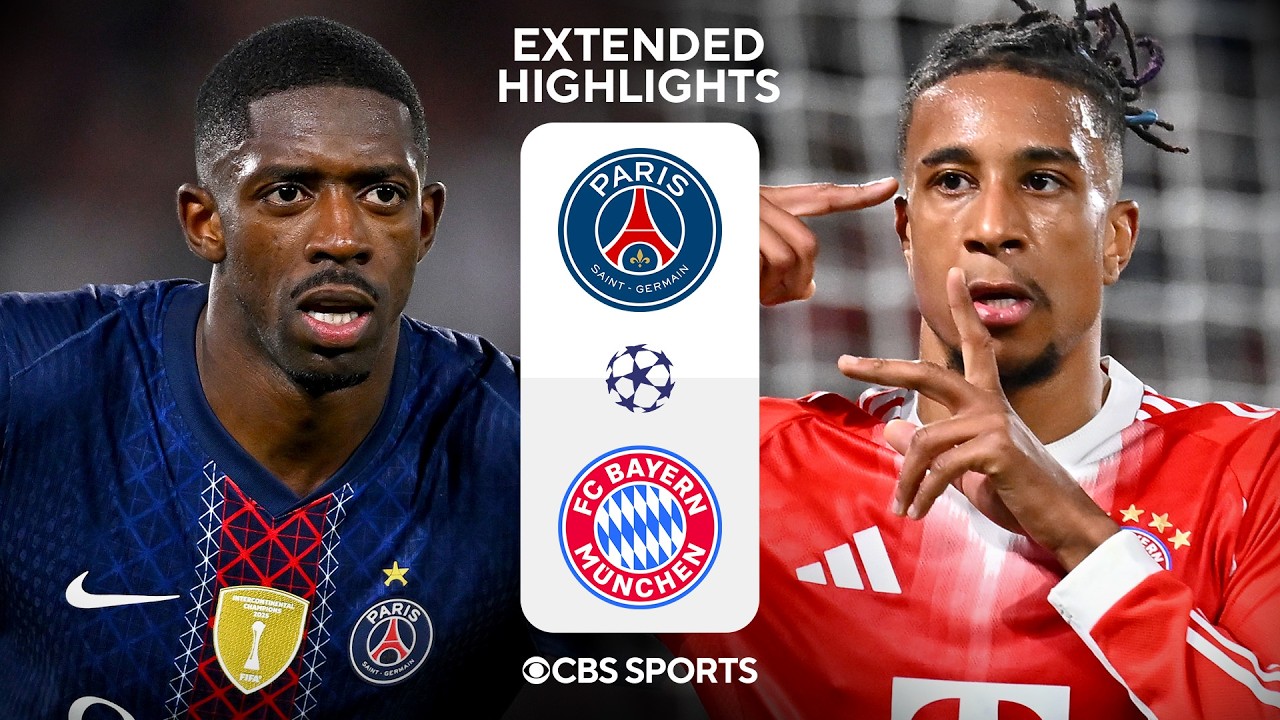 PSG vs. Bayern Munich: Extended Highlights | UCL Semifinals - Leg 1 | CBS Sports Golazo