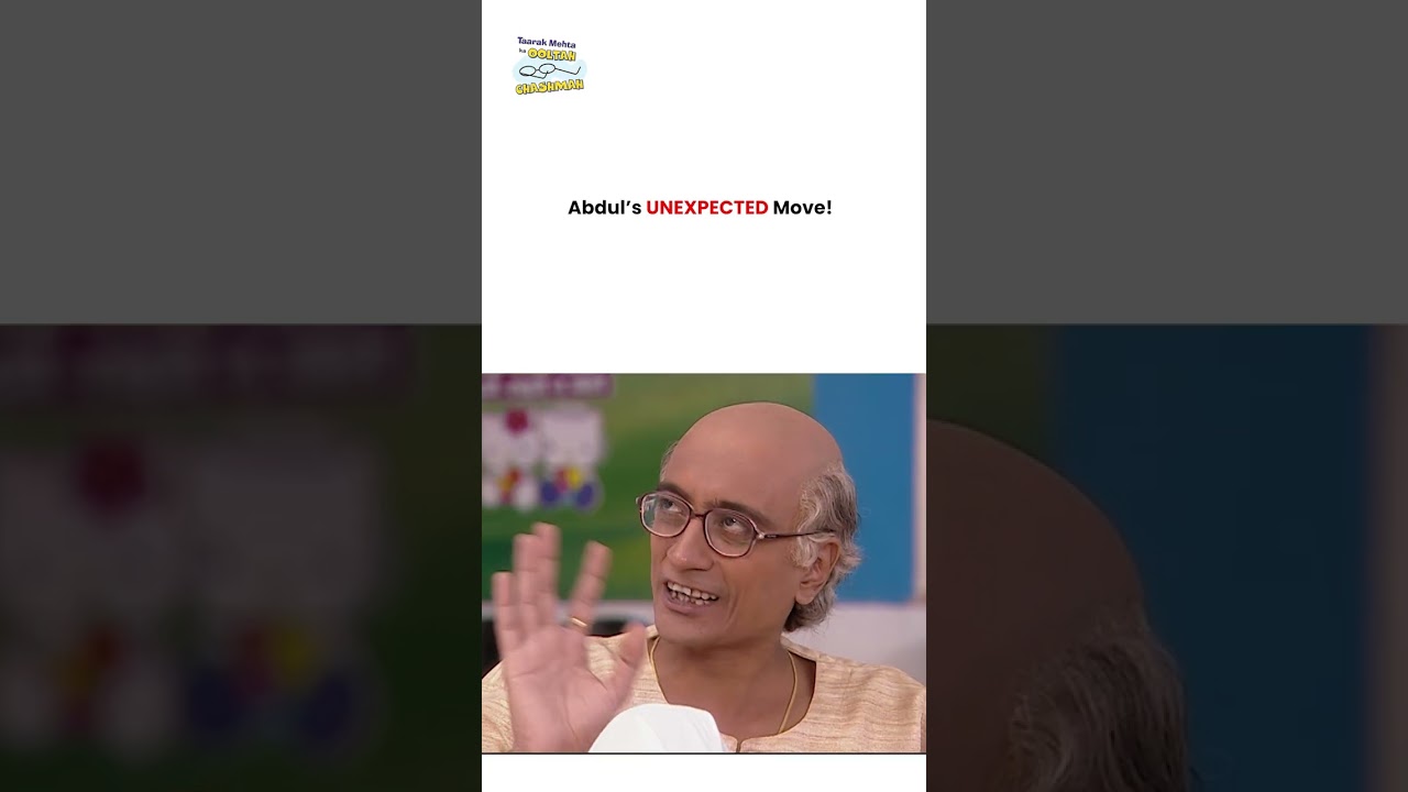 Abdul’s Unexpected Move !  #tmkoc #funny #jethalal #daya #shortsfeed