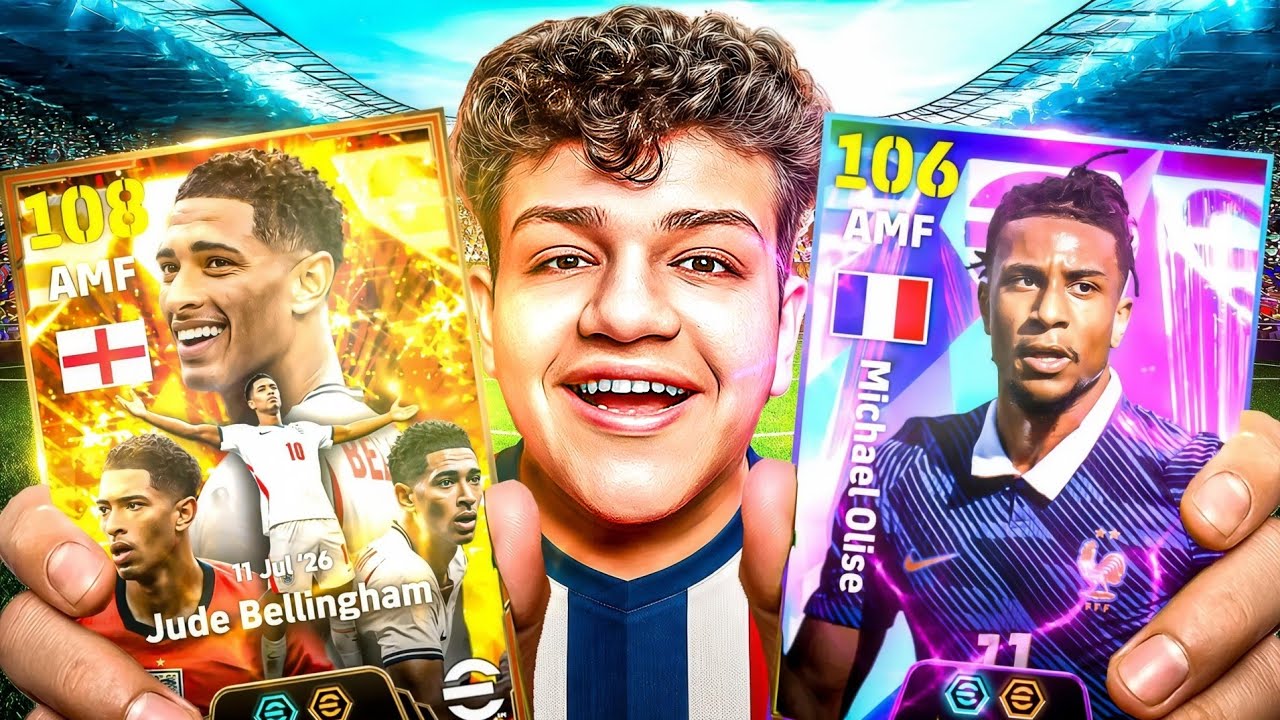 البحث عن افضل وسط في العالم 👑 تفجير بكج بيلينجهام الـ 108 و اوليسي الجديد 🤯🔥 eFootball 26