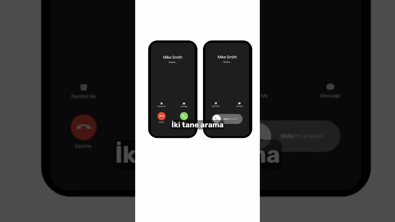 Neden iPhone'da 2 Arama Ekranı Var?