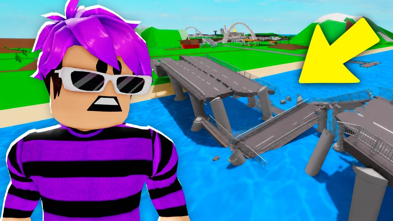 DESTRUIRAM MINHA PONTE no BROOKHAVEN RP..