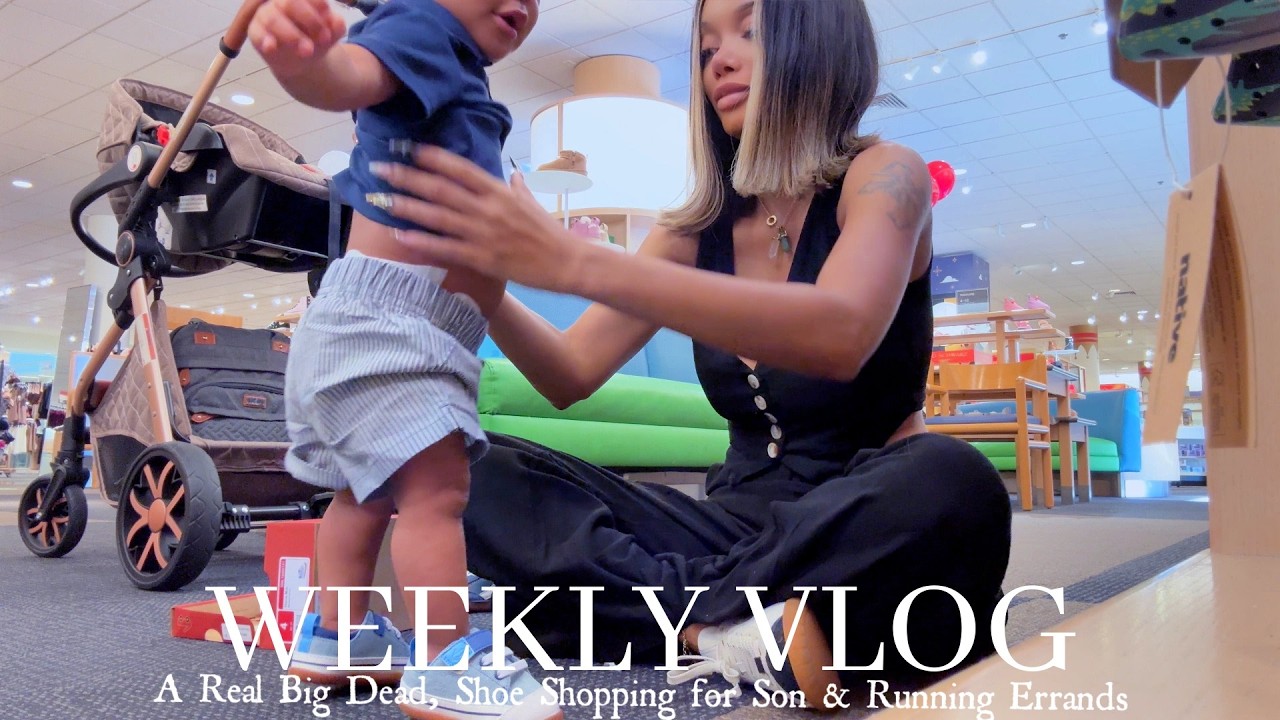 WEEKLY VLOG | A Real Big Deal, My Baby's First Shoes & Running Errands
