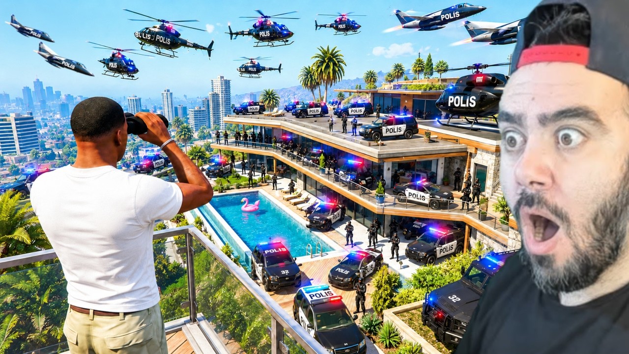 FRANKLININ EVINI POLISLER ALDI - GTA 5 MODS