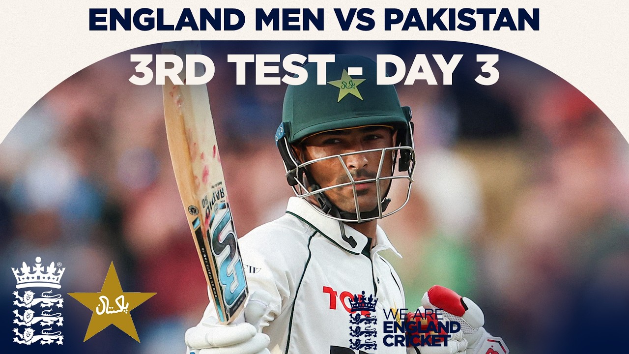 Stunning Razaullah Innings | Highlights - England v Pakistan Day 3 | Rothesay Test 2026