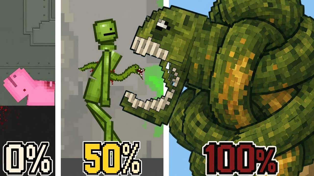 Aku 100% MELON CACING di Melon Sandbox