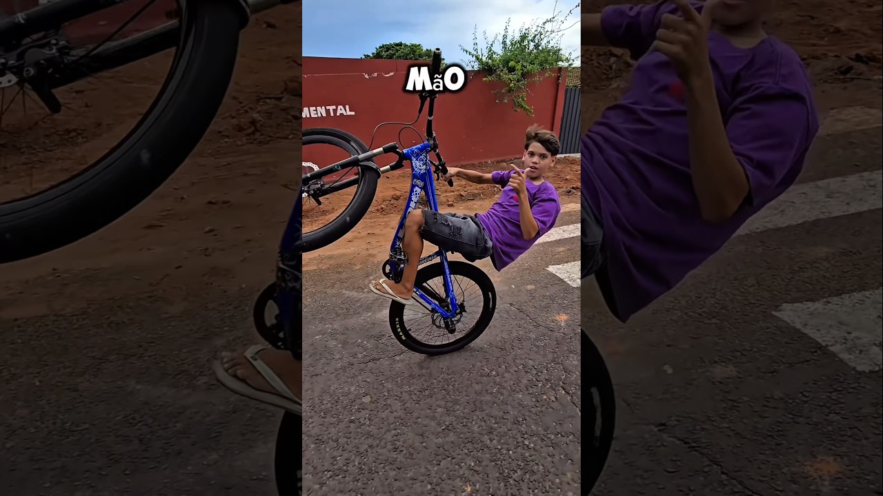 MENORR FAZ TEU NOME 🔥 #bicicleta #viral #fyp #bici #wheelie