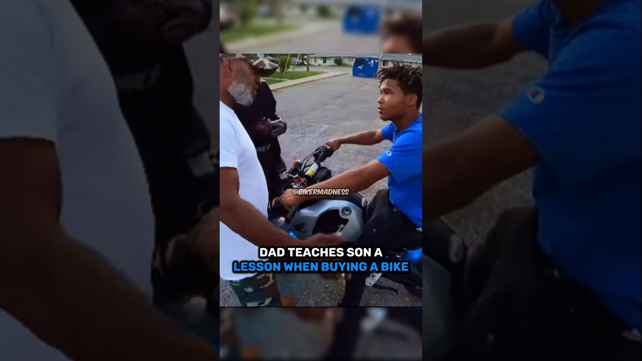 Dad Teaches Son A Lesson When Buying A Bike