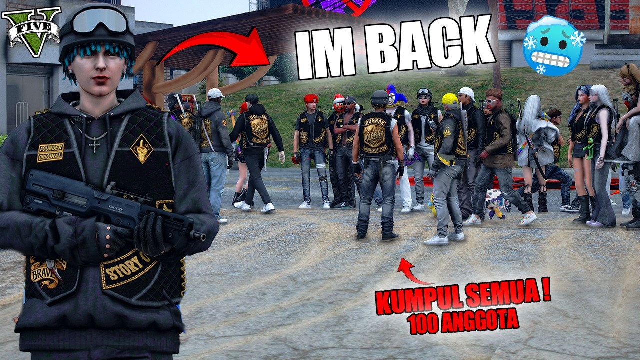 KEMBALINYA KETUA KELOMPOK TERKUAT DI KOTA !! PERPERANGAN BESAR TERJADI !! GTA 5 ROLEPLAY