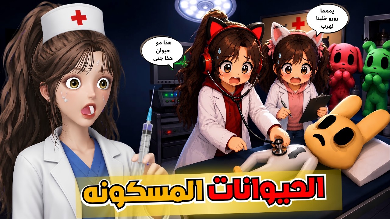 عالجنا الحيوانات المسكونة 😱 في اغرب مستشفى 🏥 روبلوكس Roblox 