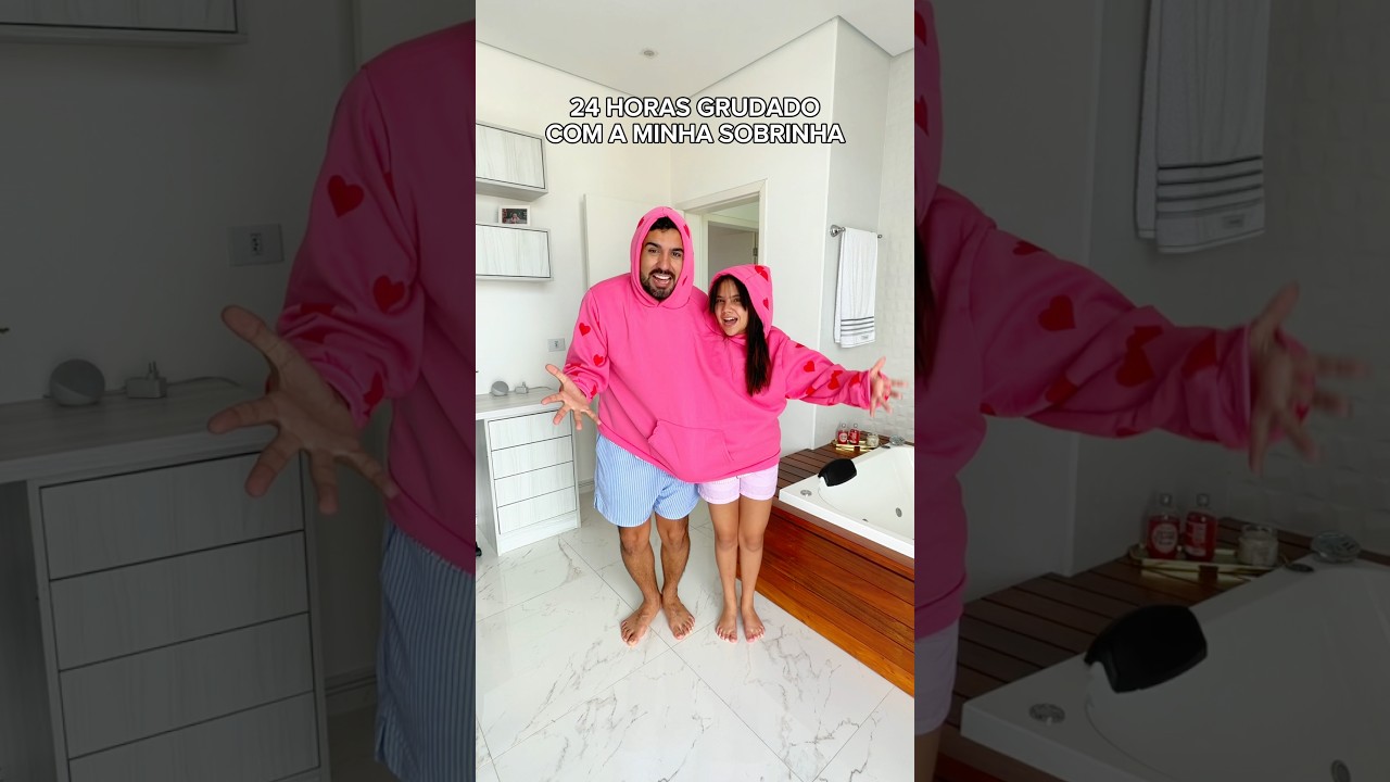 24 HORAS GRUDADO COM A MINHA SOBRINHA! DEU RUIM NO FINAL KKK #sobrinha #reação