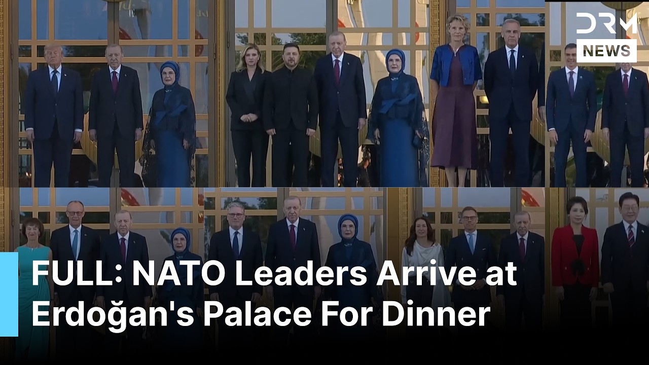 FULL: Trump, Zelenskyy, Macron, Carney and NATO Leaders Arrive for Erdoğan's State Dinner | AC1G
