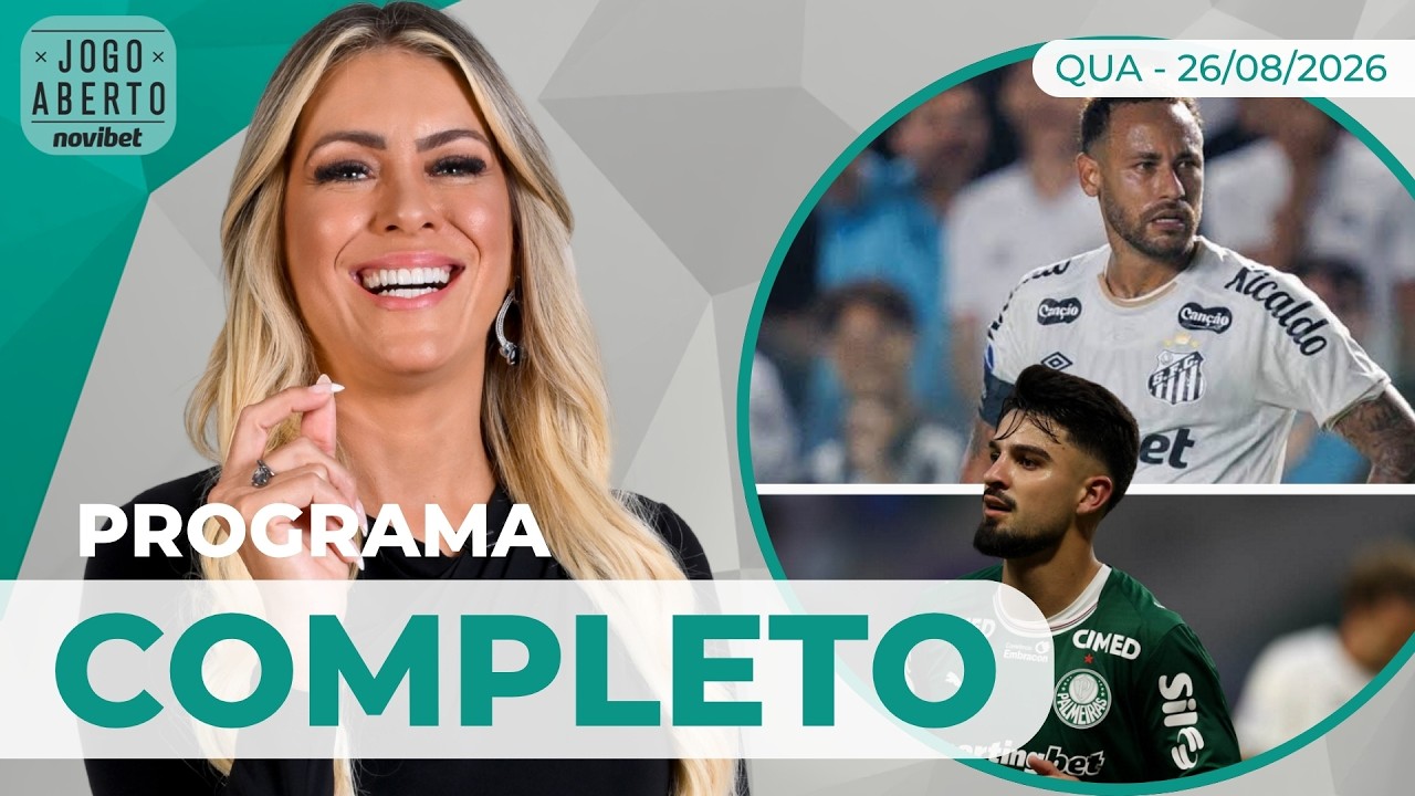 PALMEIRAS X SANTOS: JOGO ABERTO NOVIBET ESQUENTA O CLÁSSICO - 26/08/2026