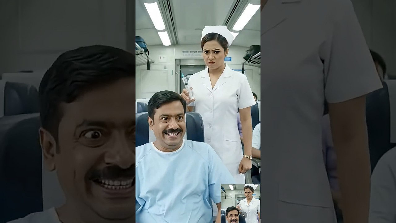 Nurse on the Train With Vaccine 😂 #flushotescape #injectiontwist #patientpanic