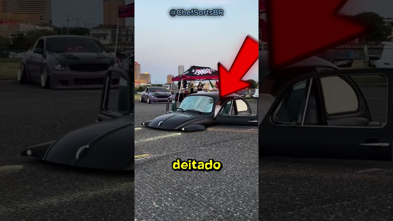 Esse é o carro mais baixo DO MUNDO!😱 #curiosidades #shorts #shortsfeed