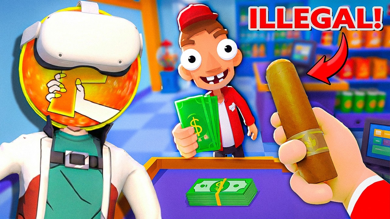 Selling Illegal Items to my Customers in VR!