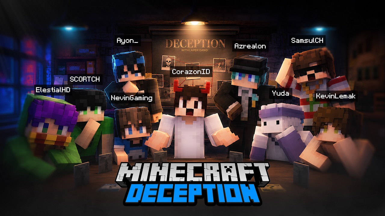Gue bikin LAPER GANG MENCARI PELAKU PEMBUNUHAN di Minecraft
