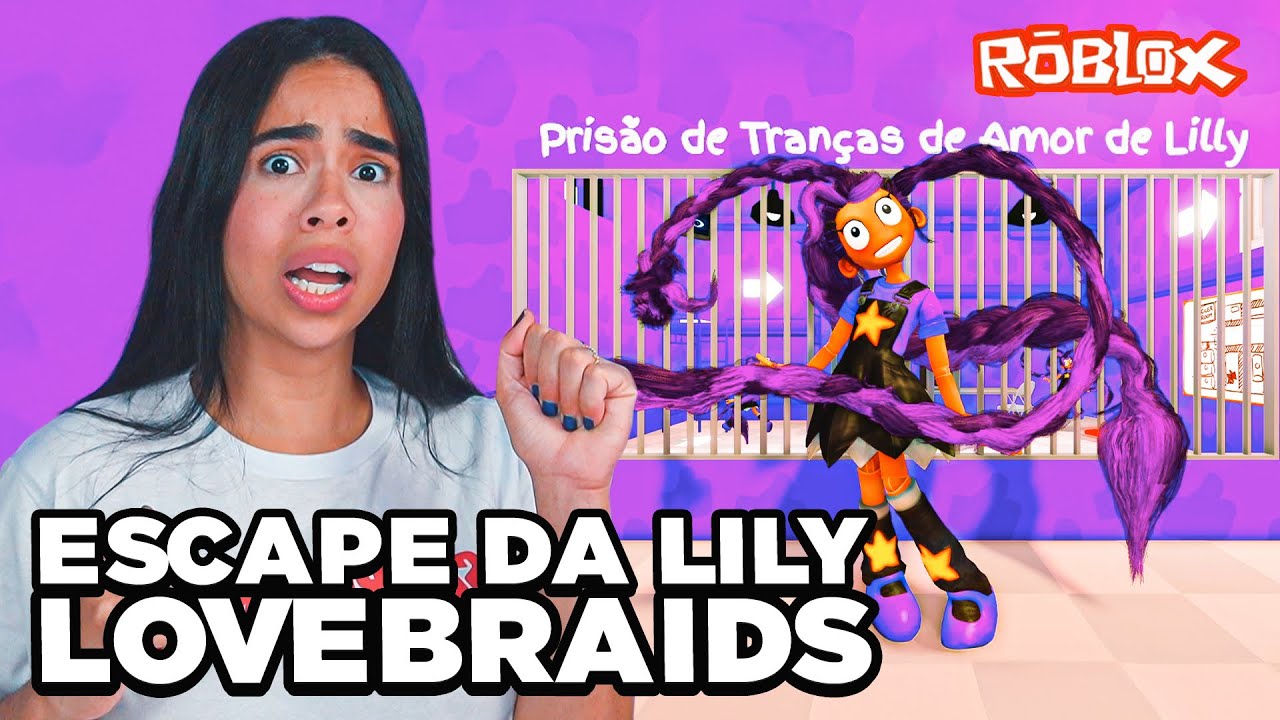 FUJA DA PRISÃO DA LILY LOVEBRAIDS DO POPPY PLAYTIME NO ROBLOX
