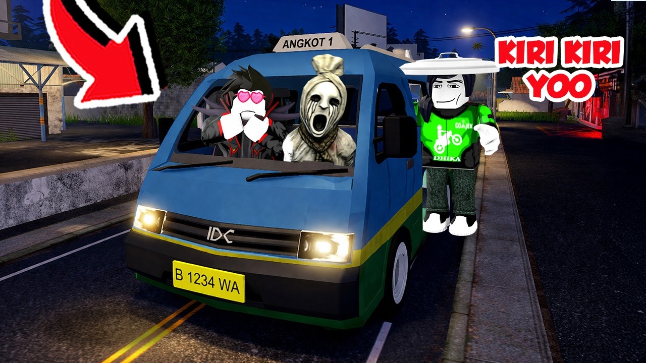 KITA JADI SUPIR ANGKOT TAPI DIGANGGU ANOMALI HORROR DI ROBLOX!!!!