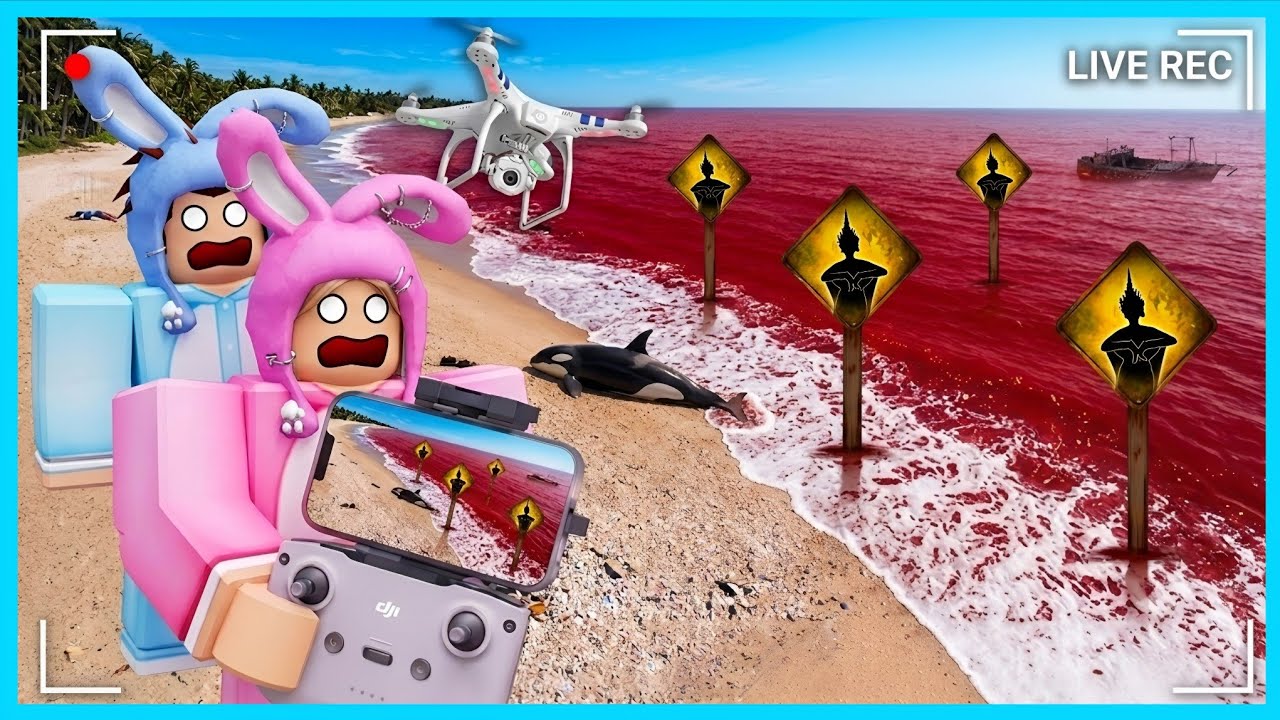 MIPAN & ZUZUZU Lihat Penampakan Tanda Penari Sakedung Kading Di Laut Merah Dari Camera Drone!