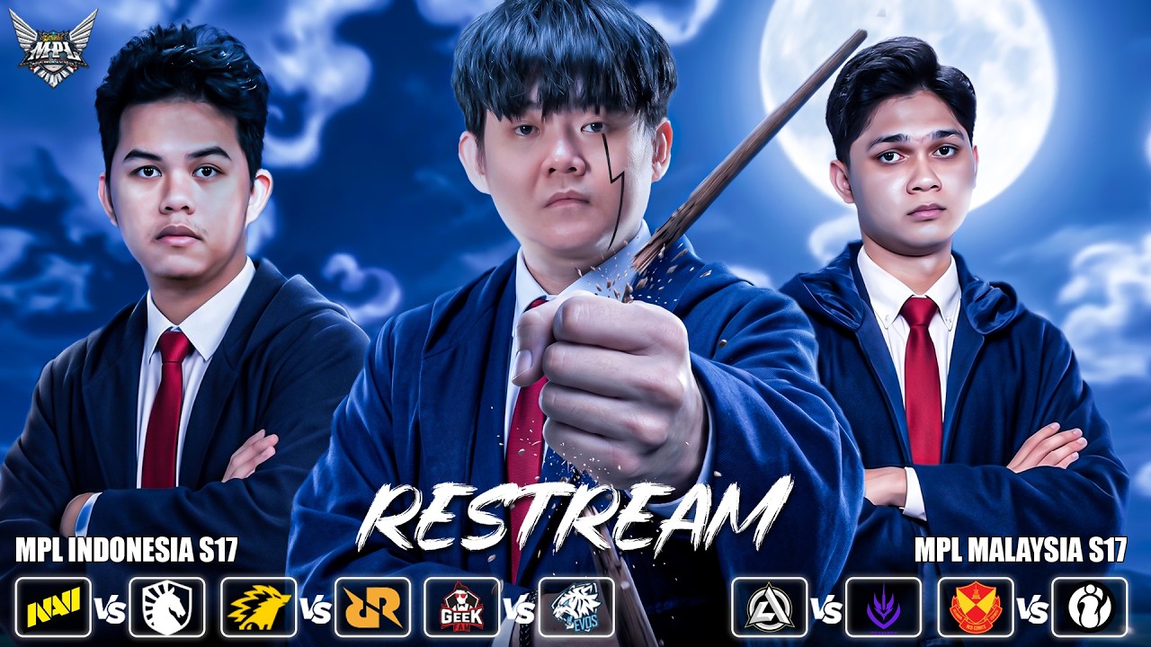 ONIC VS RRQ, GEEK VS EVOS, AC VS TEAM REY. RESTREAM MPL ID & MY S17