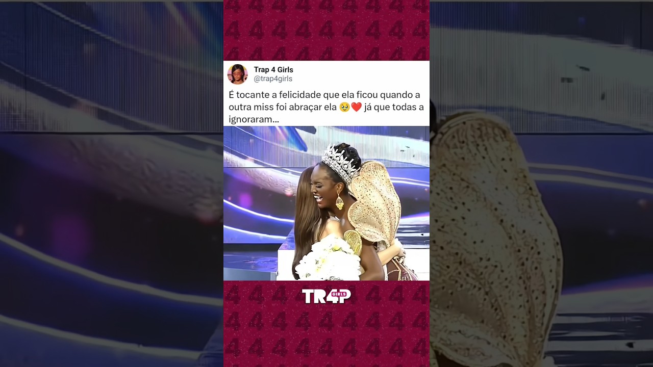 É tocante a felicidade que ela ficou quando a outra miss foi abraçar ela 🥹❤️  #missintercontinental