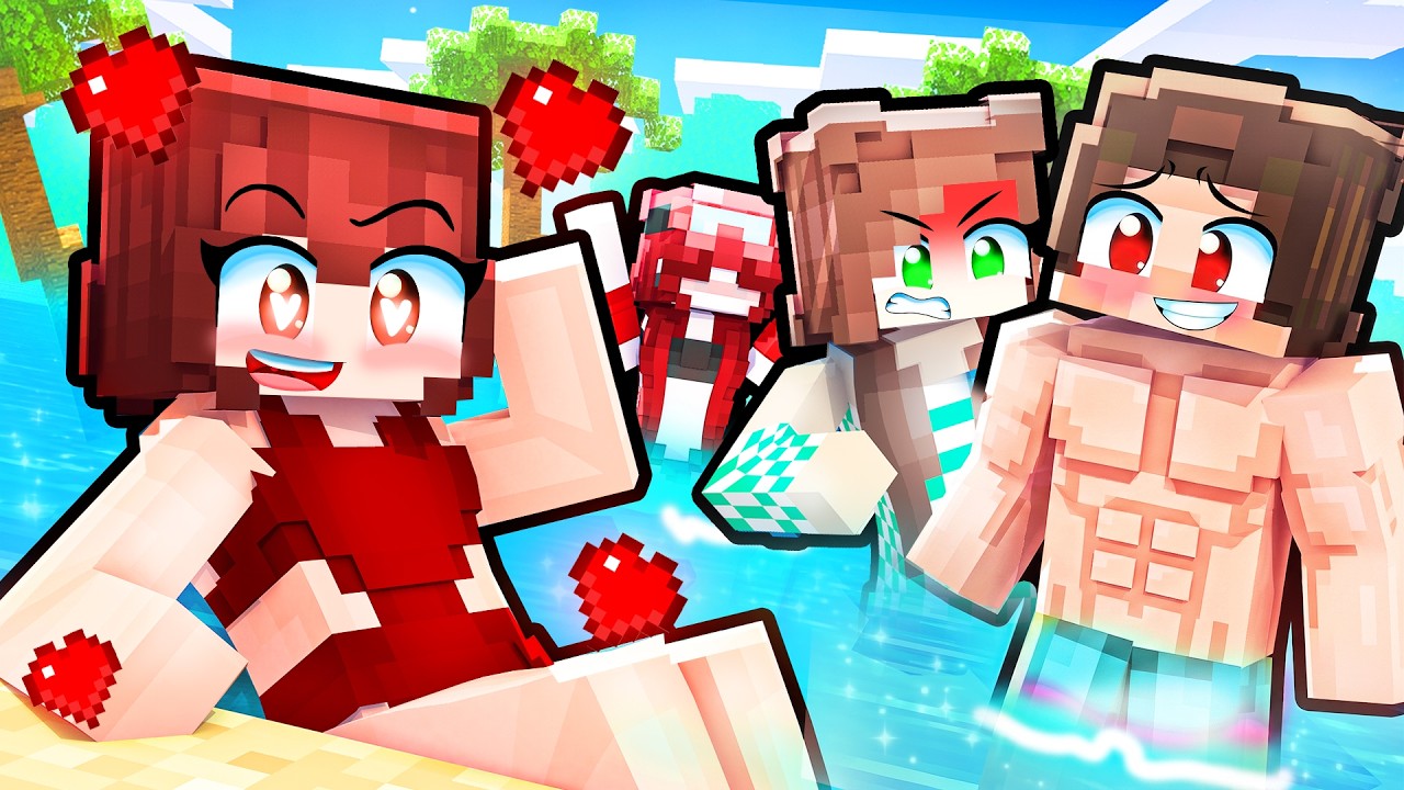 SADECE KIZLAR İLE HAVUZ PARTİSİ - Minecraft