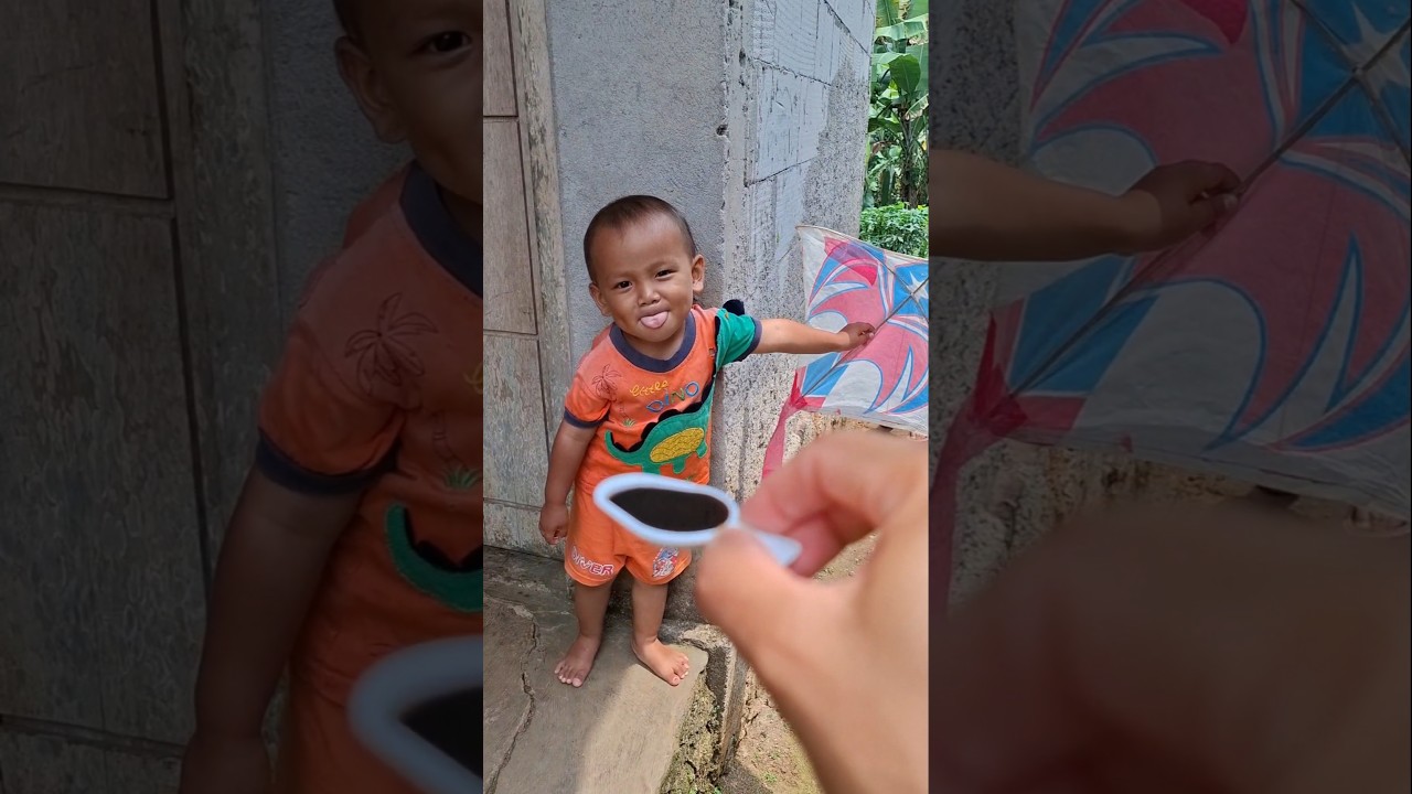 kasih obat buat kaffa yang sedang sariawan #shortsy