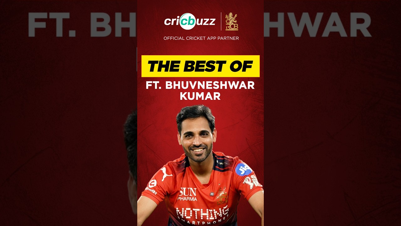 Best batter he’s bowled to in the league? 🏏 Watch Bhuvneshwar Kumar answer 📱 #RCB