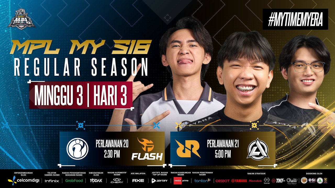 LIVE | [BM] MPL MY Season 18 Minggu 3 Hari 3