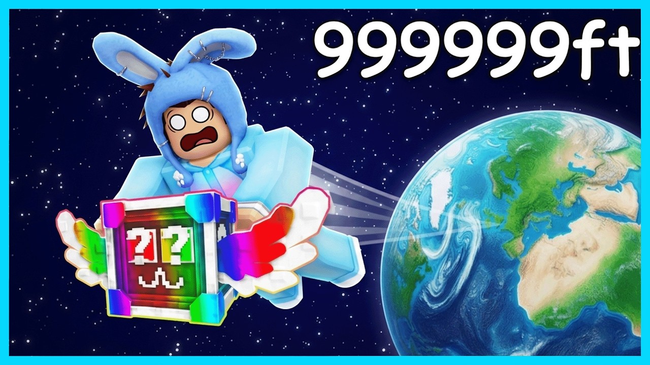 MIPAN & ZUZUZU Terbang Ke Luar Angkasa Untuk Dapat Lucky Block! ROBLOX