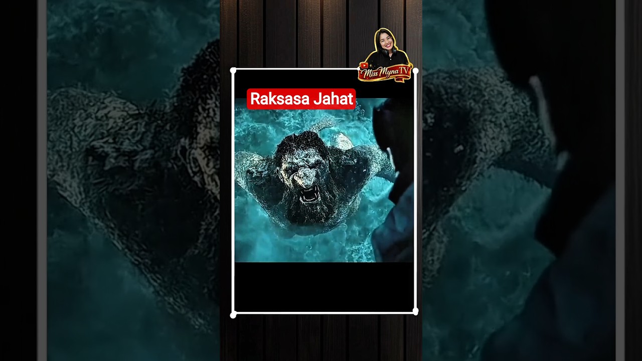 Raksasa jahat menghancurkan kota #shorts  #monster #troll #reaction