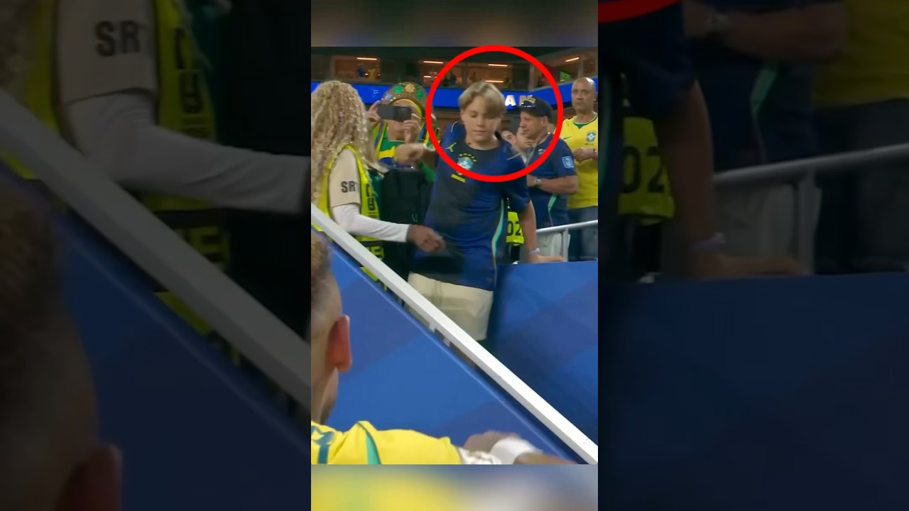 Tentaram barrar o filho do Neymar