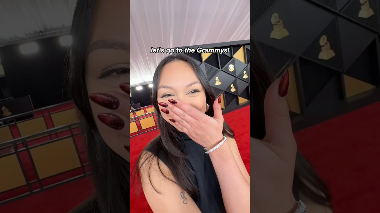 tomorrow's the day!!!! grammys... I am HERE!!! @AssociatedPress #grammys #apnews #redcarpetdress - Published by Kiana Bonollo