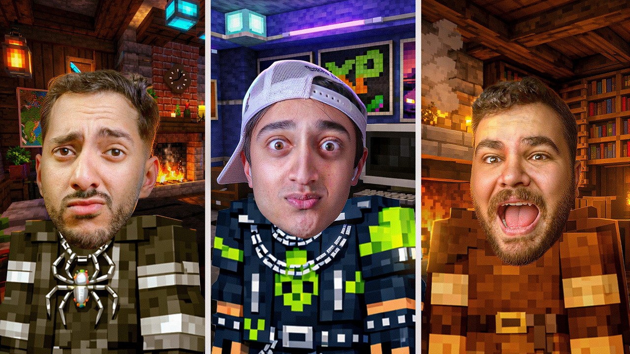 تريبلز يبنوا بيت أحلامهم في Minecraft🏡