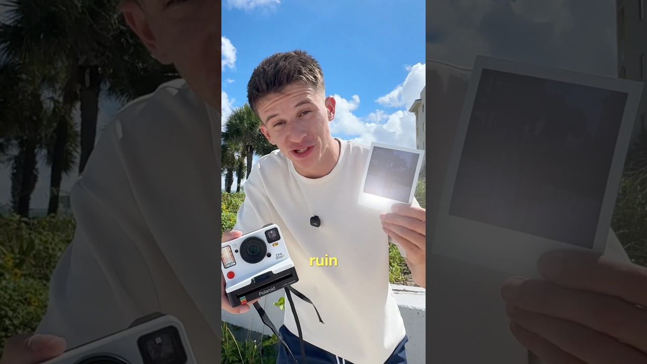 STOP shaking your Polaroid film 📸 #learningnewthings #polaroidphoto #polaroidcamera