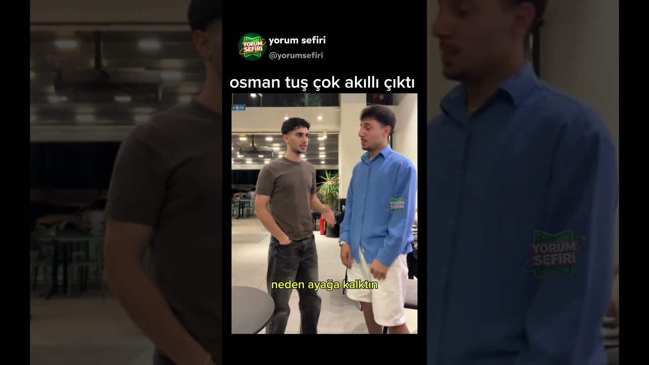 Osman tuş çok akıllı çıktı😅