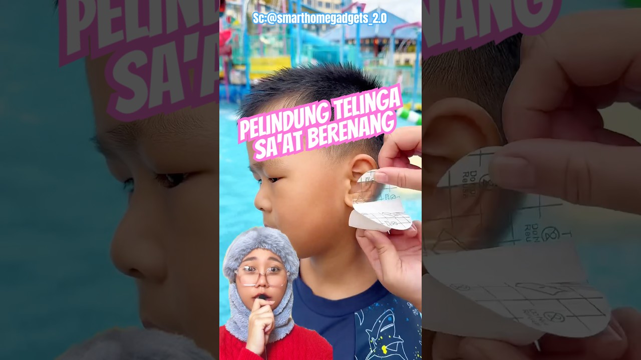 STICKER PELINDUNG TELINGA SA'AT BERENANG🥰@Smarthomegadgets_2.0