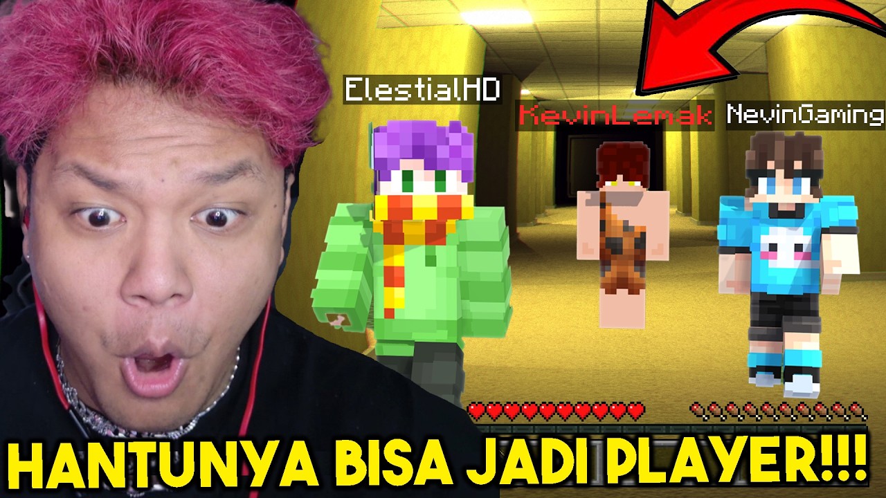 Gw ADAIN PETAK UMPET HORROR Di BACKROOM MINECRAFT!! ... (HANTUNYA BISA JADI PLAYER!)