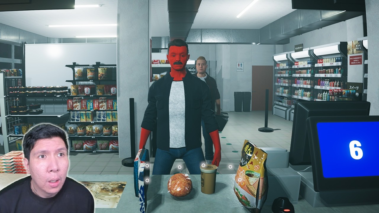 SEHARUSNYA AKU TIDAK KERJA DI MINIMARKET INI.... Human Shaped