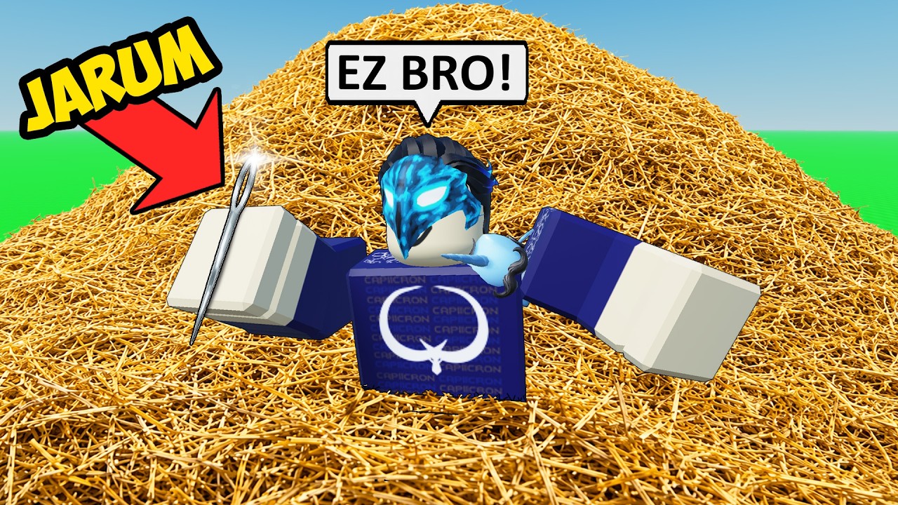 AKU TERLALU JAGO CARI JARUM DI JERAMI DI ROBLOX INI ?