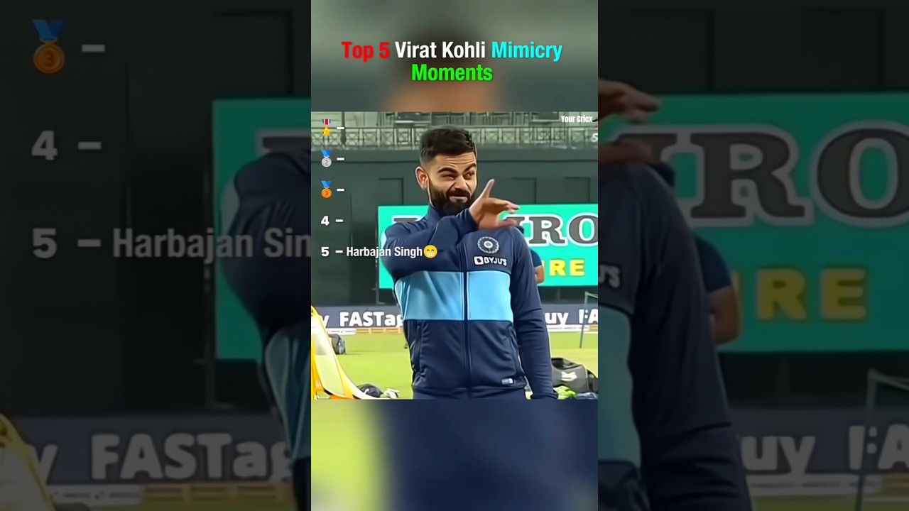 Virat Kohli Funniest Mimicry Moments🤣