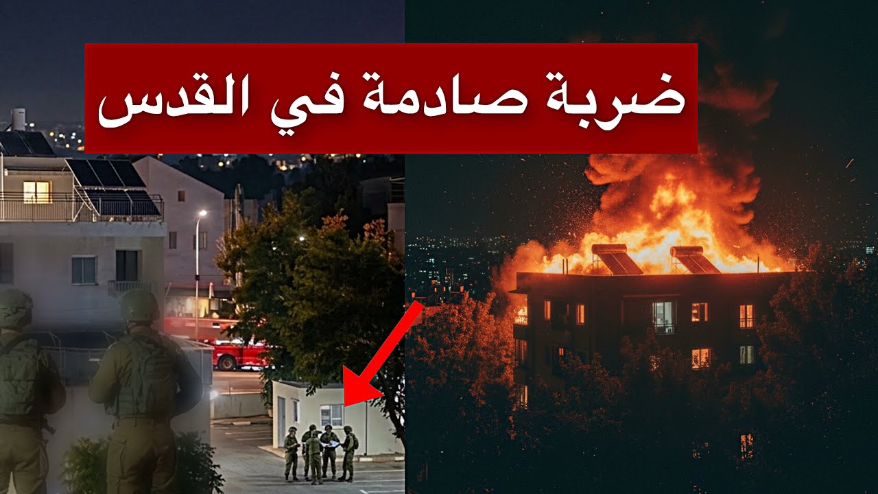 عاجل | لحظة استهداف جنود إسرائيليين بضربة صاروخية إيرانية… تطور خطير في القدس