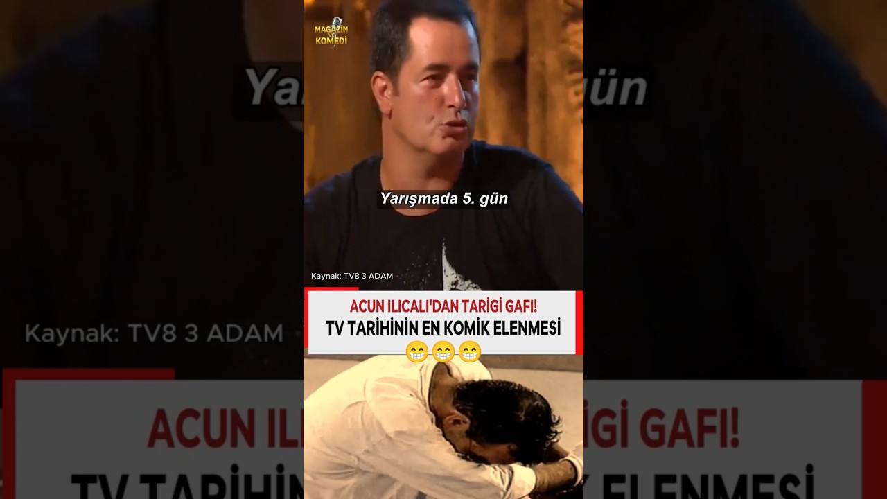 En Komik Şekilde Elenen Yarışmacı!  Acun Ilıcalıdan Kahkaha Attıran Anı