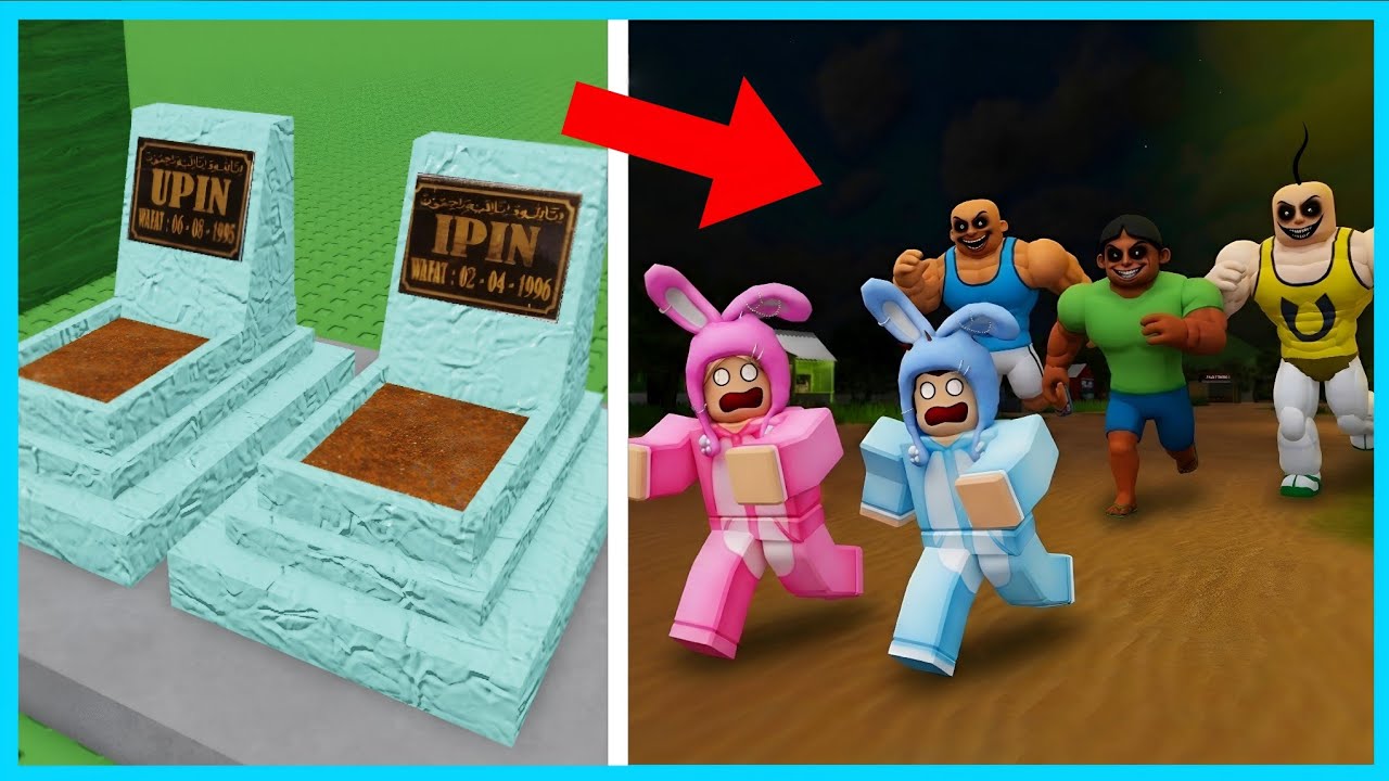 MIPAN & ZUZUZU Menemukan Kuburan Upin Ipin Di Kampung Durian Runtuh! ROBLOX